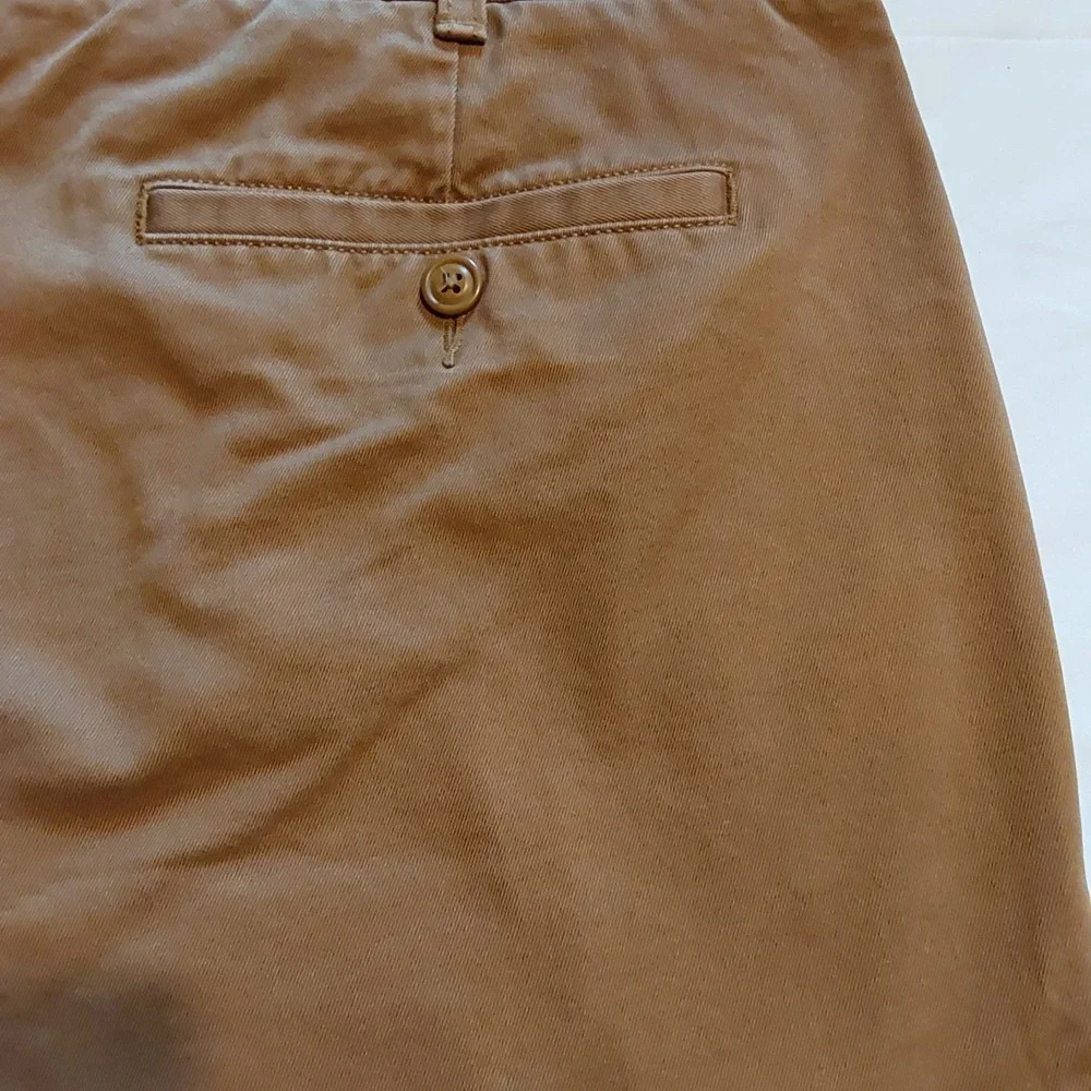 J. Crew Men's Essential Brown Shorts‎ Size 38 Chino Dock Boat Casual 9